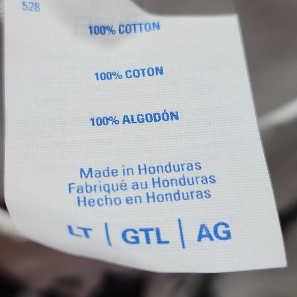 American Flag Tshirt For Men Size Large Tall White Patriotic USA New - Picture 9 of 10